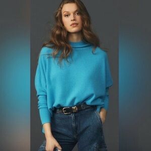 Maeve by Anthropologie Cashmere Turquoise Sweater